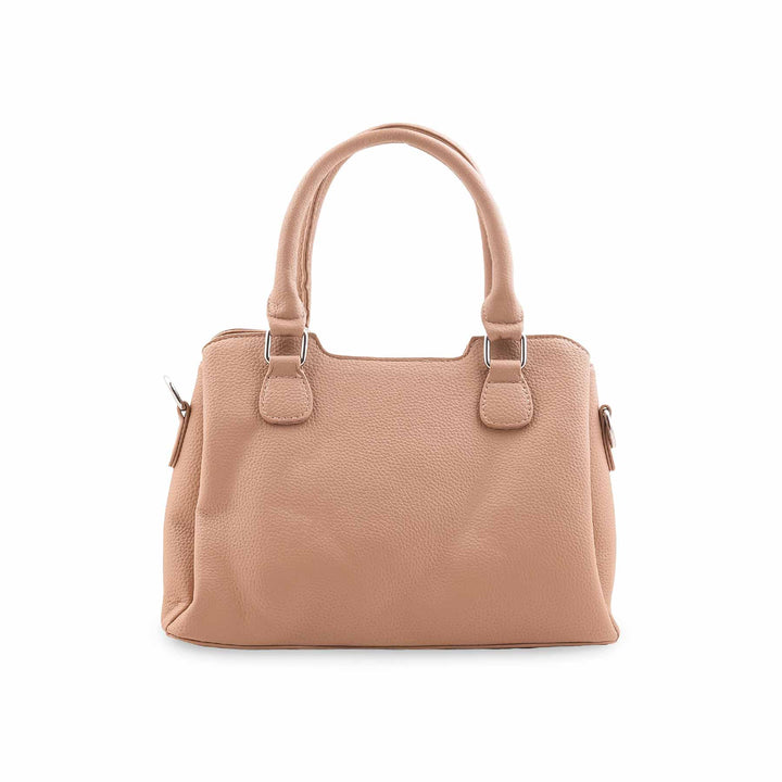 Beige Formal Hand Bag For Ladies P36448