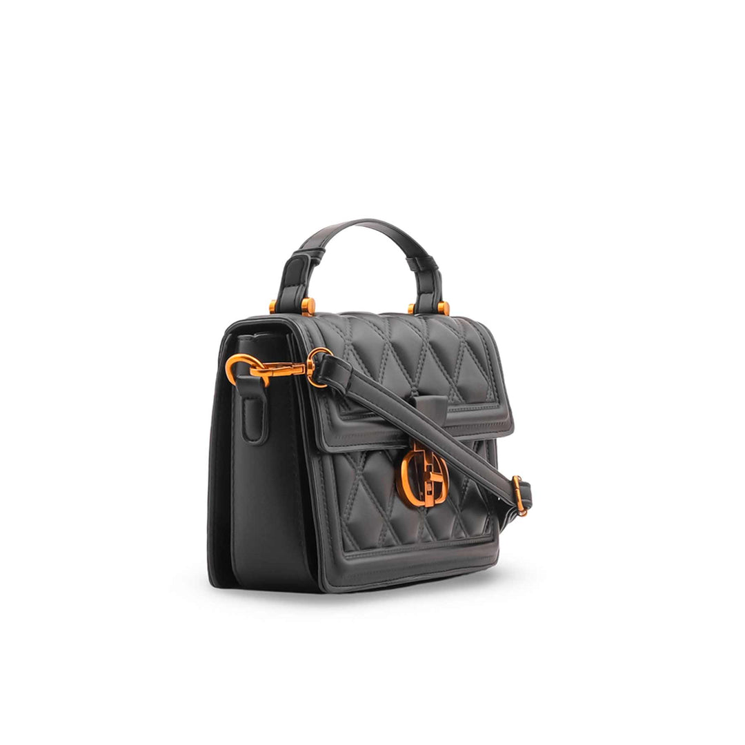 Black Formal Shoulder Bag For Women P36449