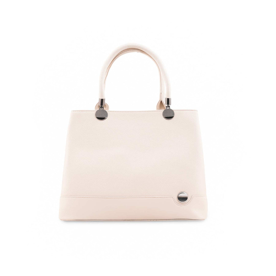 Beige Formal Hand Bag For Women P36450