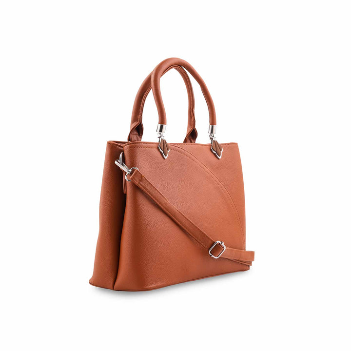 Mustard Formal Hand Bag For Women P36451