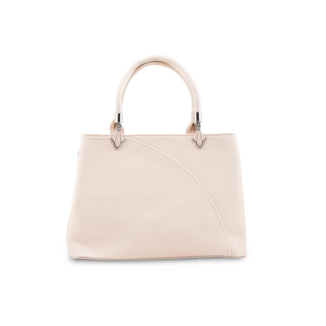 Beige Formal Hand Bag For Women P36451