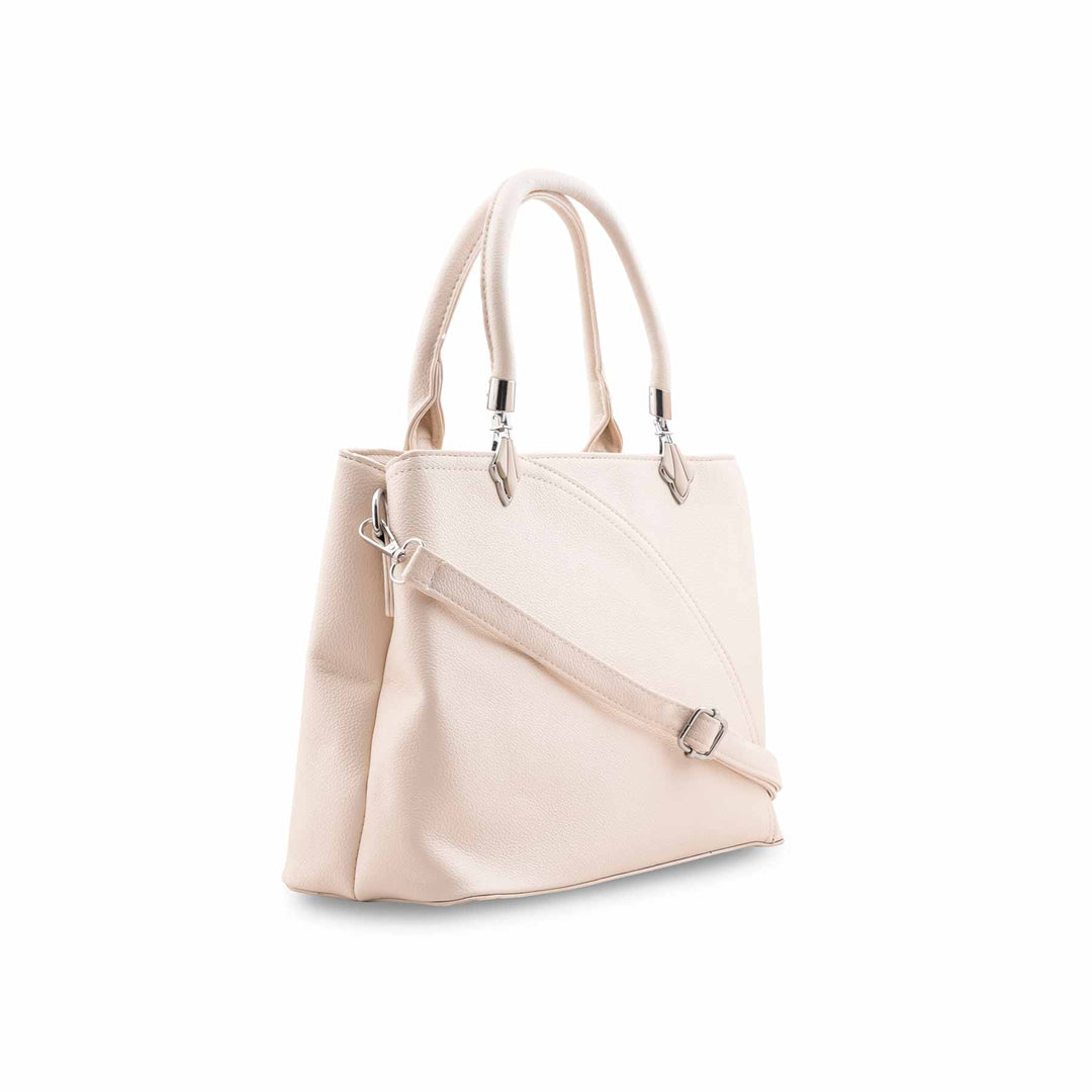 Beige Formal Hand Bag For Women P36451