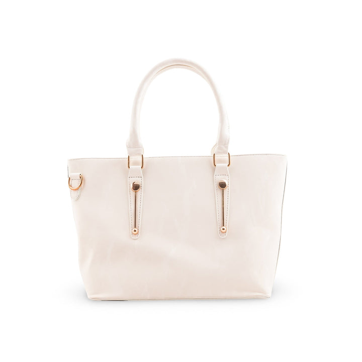 White Formal Shoulder Bag For Ladies P36452