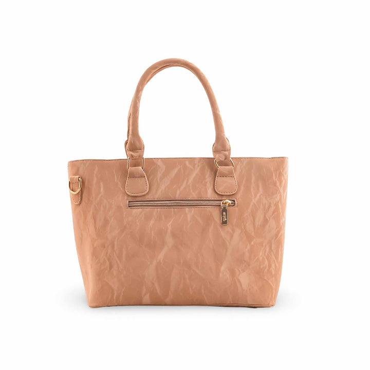 Beige Formal Shoulder Bag For Ladies P36452