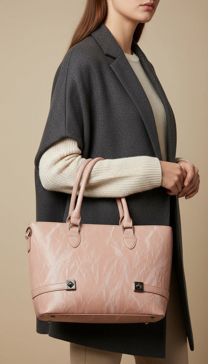 Pink Formal Shoulder Bag For Ladies P36455