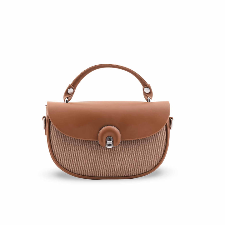 Brown Formal Shoulder Bag For Ladies P36458