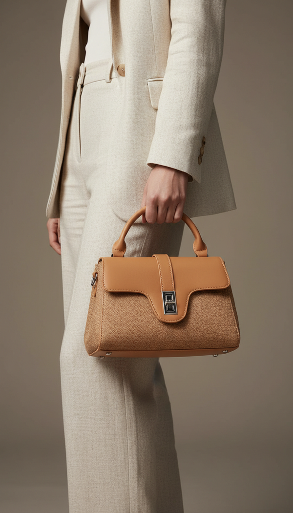 Fawn Formal Shoulder Bag For Ladies P36459