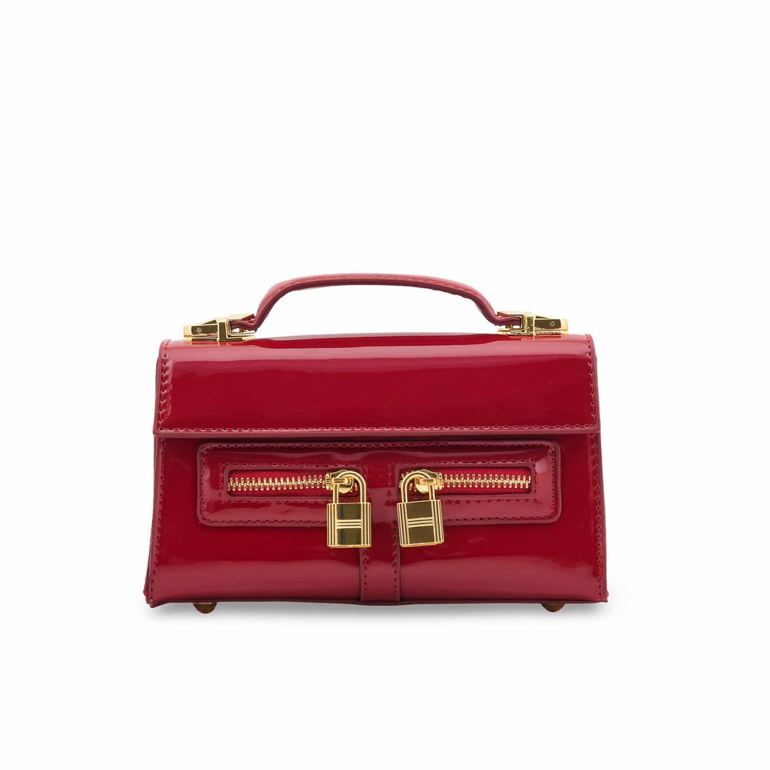 Maroon Formal Shoulder Bag For Women P36460