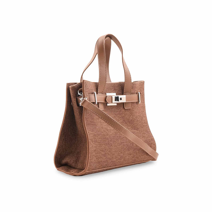 Brown Formal Hand Bag For Ladies P36461