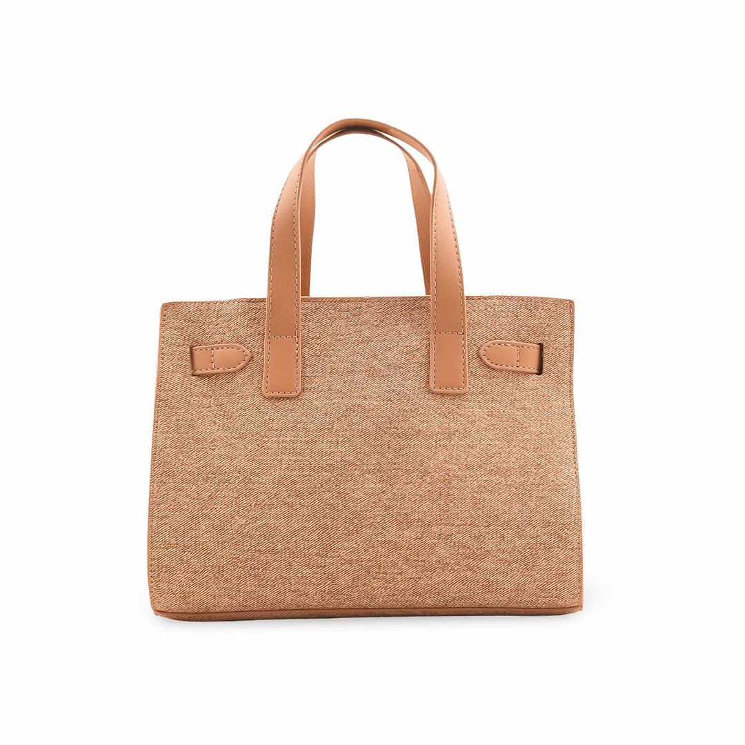 Beige Formal Hand Bag For Women P36461