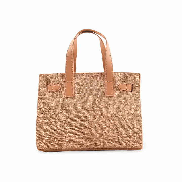 Beige Formal Hand Bag For Women P36461