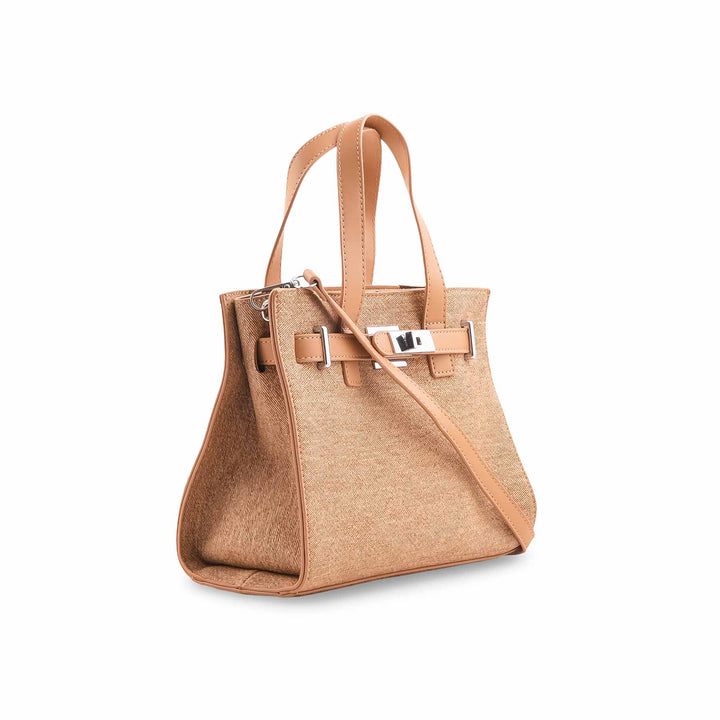 Beige Formal Hand Bag For Women P36461