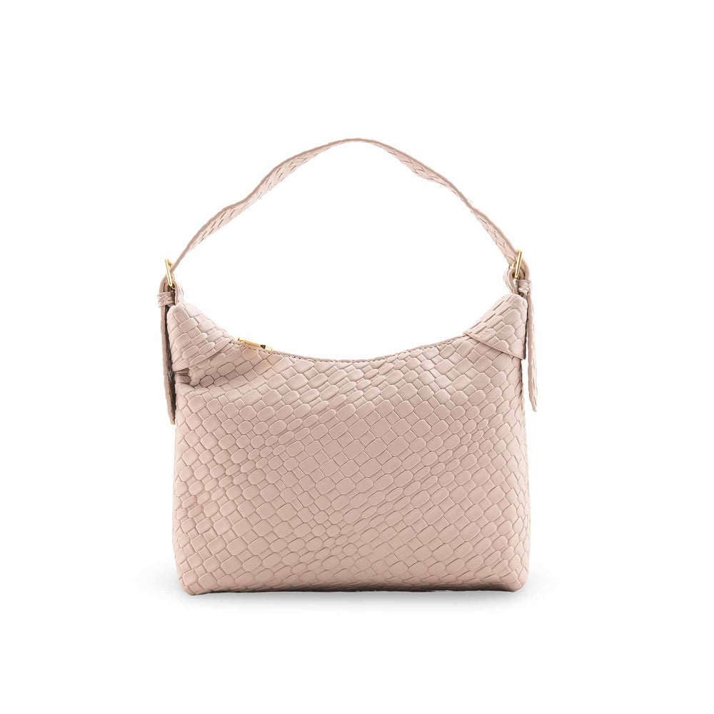 Cream Formal Shoulder Bag For Women P36462