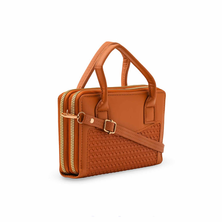 Brown Casual Wallet For Ladies P36463