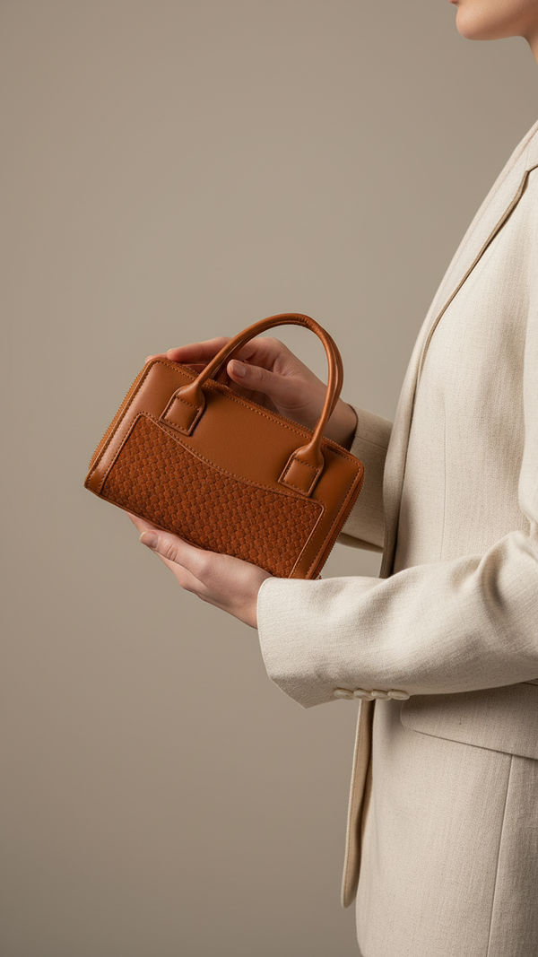 Brown Casual Wallet For Ladies P36463