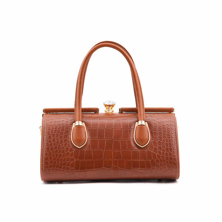 Brown Formal Hand Bag For Women P36464