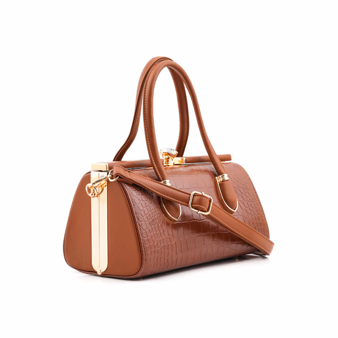 Brown Formal Hand Bag For Women P36464