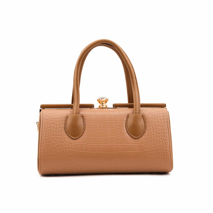 Beige Formal Hand Bag For Women P36464