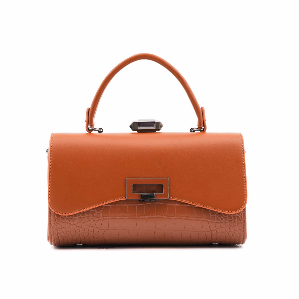Brown Formal Hand Bag For Women P36465