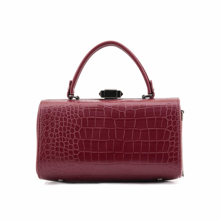 Maroon Formal Hand Bag For Women P36465