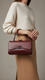 Maroon Formal Hand Bag For Women P36465