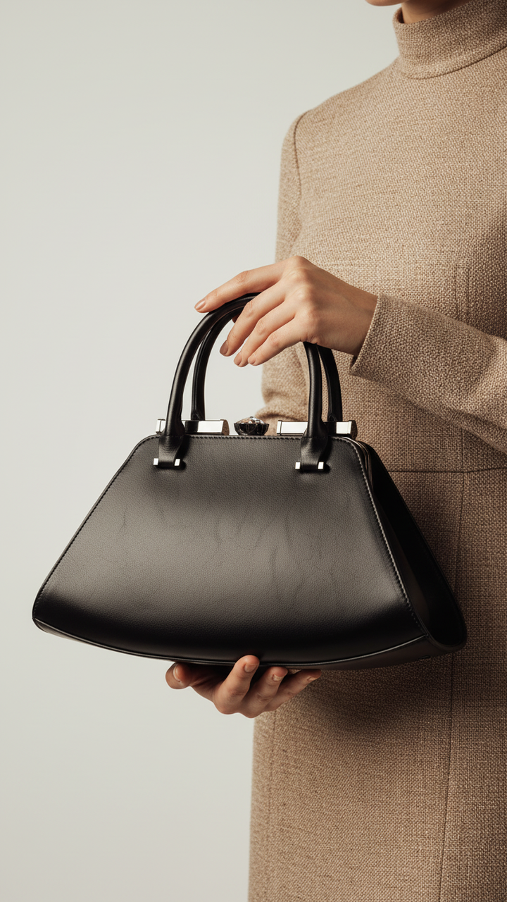 Black Formal Hand Bag P36471