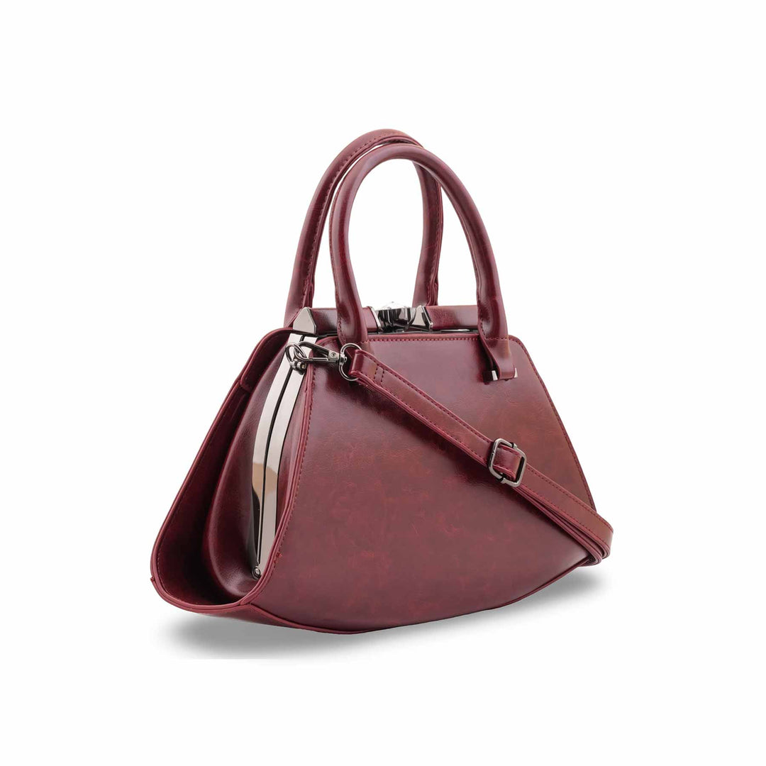 Maroon Formal Hand Bag P36471