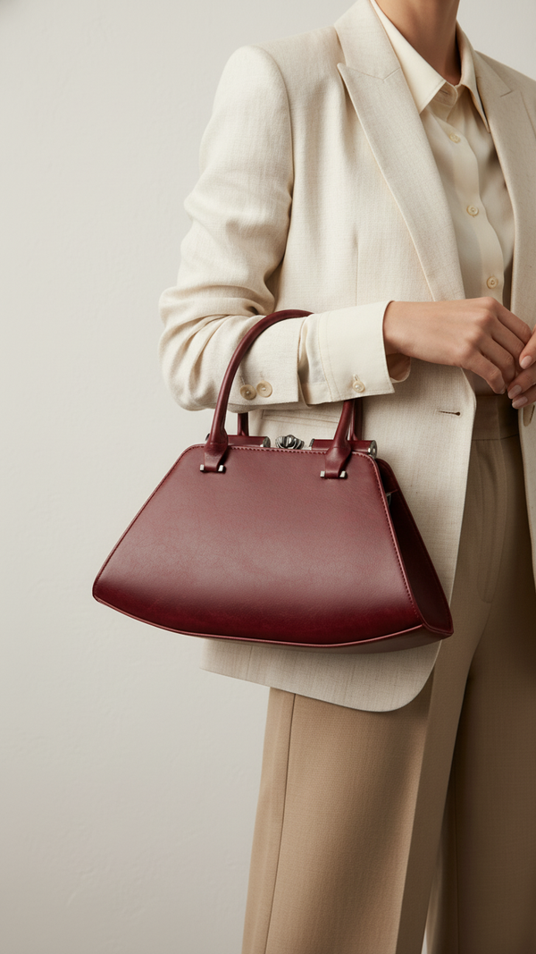 Maroon Formal Hand Bag P36471