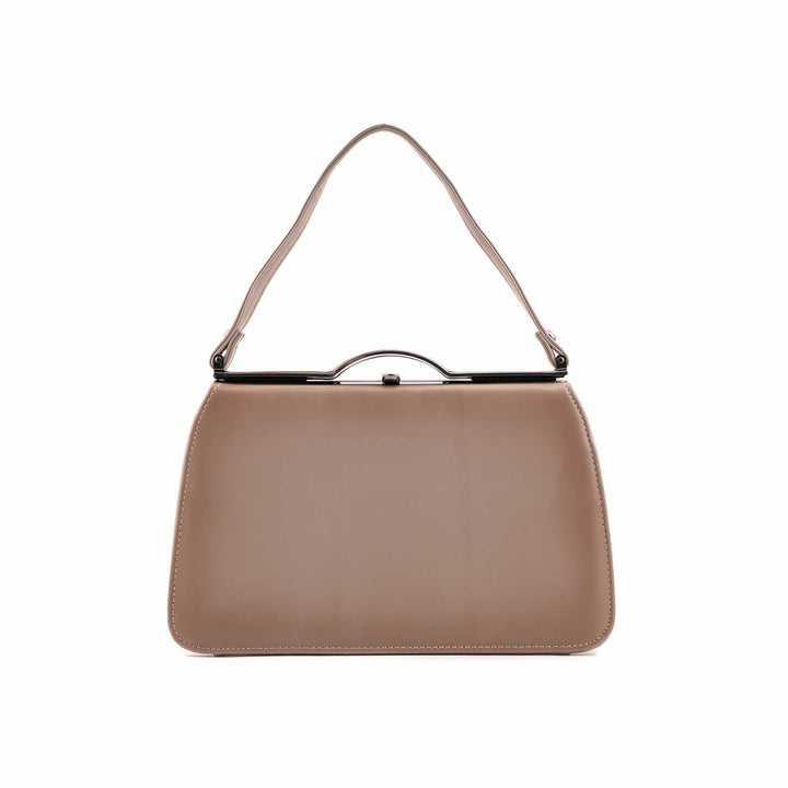 Khaki Formal Hand Bag For Women P36472