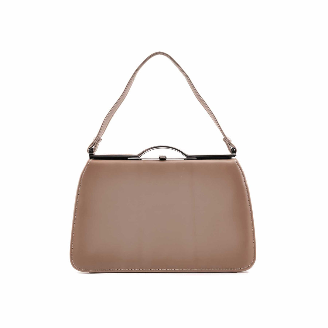 Khaki Formal Hand Bag For Women P36472