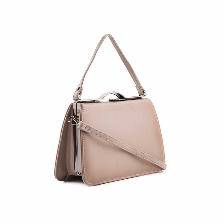 Khaki Formal Hand Bag For Women P36472