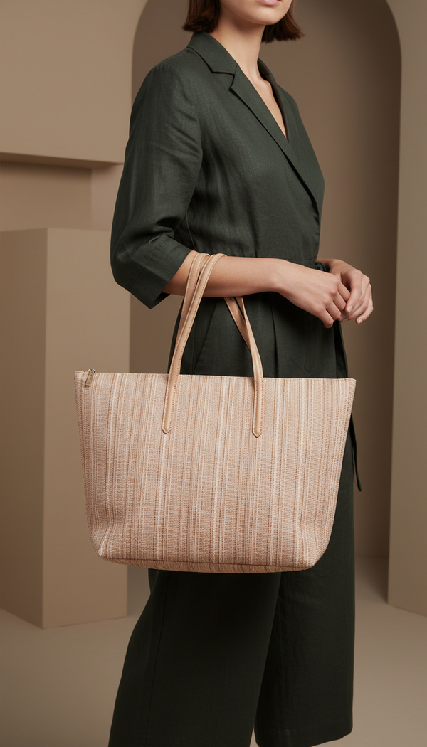 Khaki Formal Shoulder Bag For Women P36473