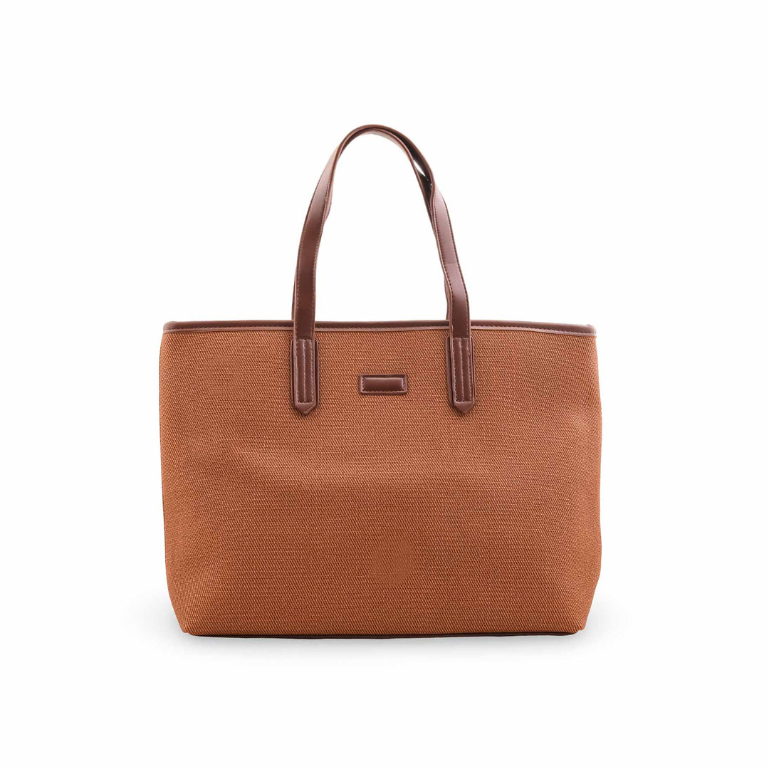 Brown Formal Shoulder Bag For Ladies P36474