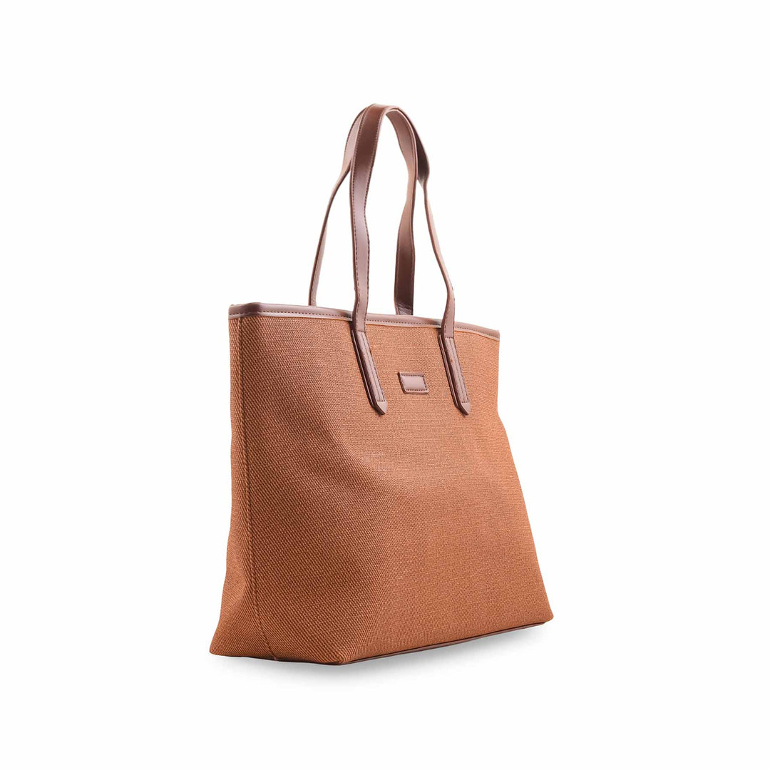 Brown Formal Shoulder Bag For Ladies P36474