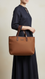 Brown Formal Shoulder Bag For Ladies P36474