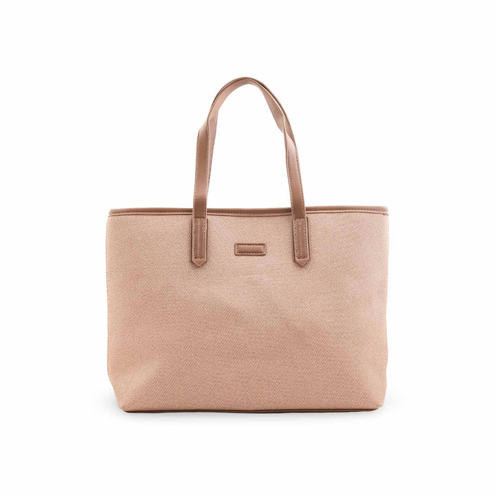 Khaki Formal Shoulder Bag For Women P36474