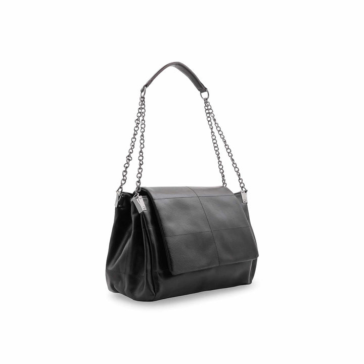 Black Formal Shoulder Bag For Ladies P36476