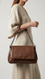 Coffee Formal Shoulder Bag For Ladies P36476
