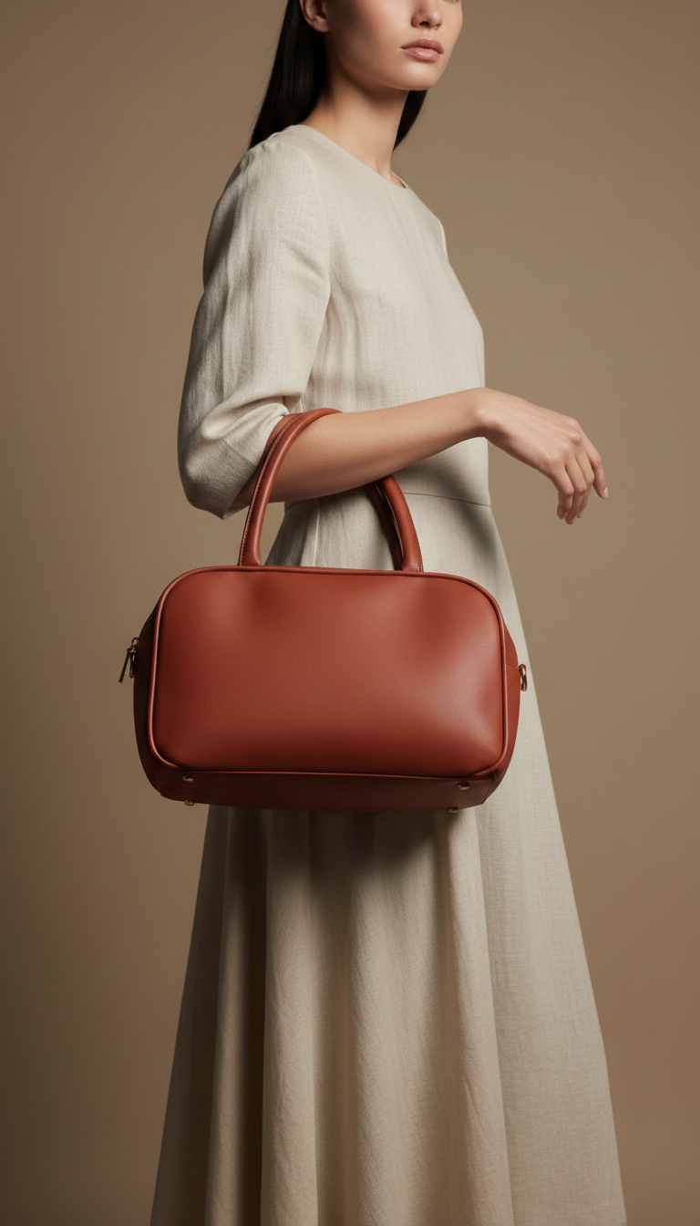 Maroon Formal Hand Bag For Women P36477