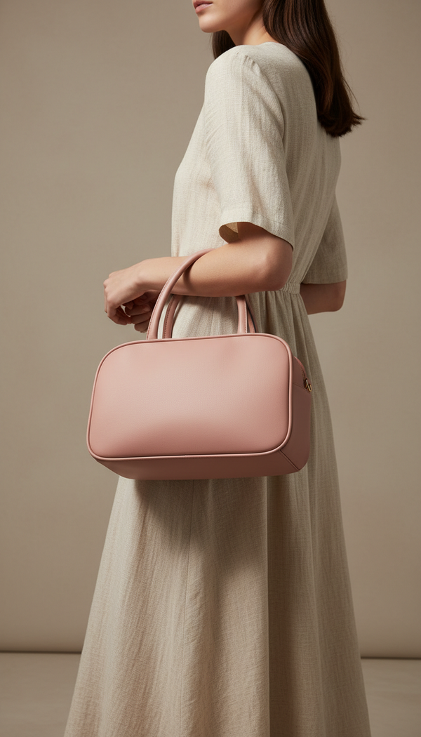 Pink Formal Hand Bag For Ladies P36477