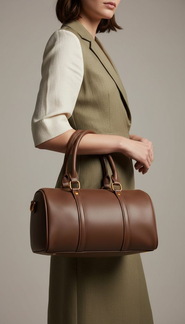 Brown Formal Hand Bag For Ladies P36478