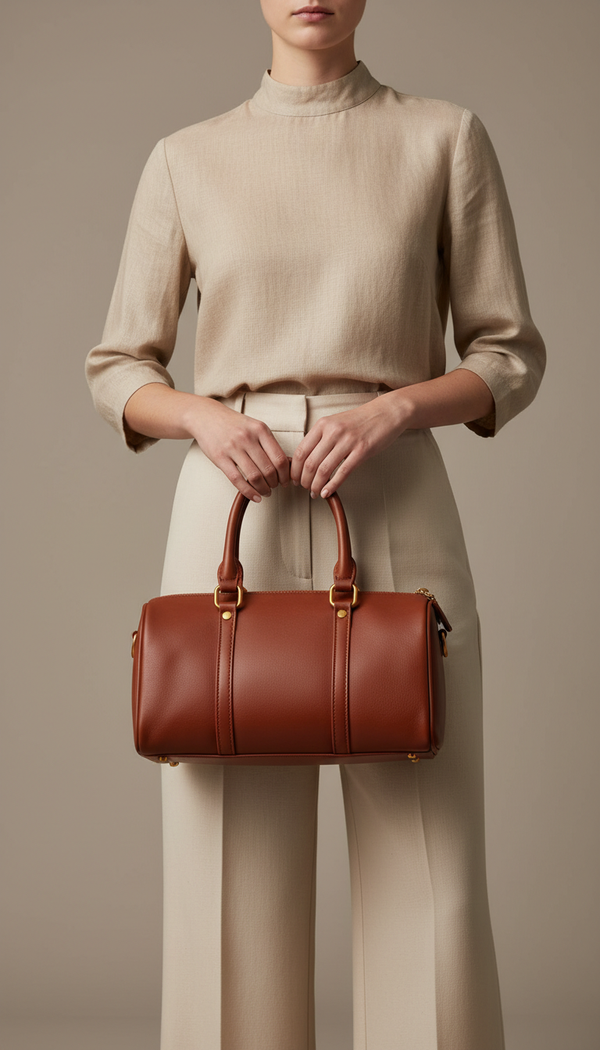 Maroon Formal Hand Bag For Women P36478