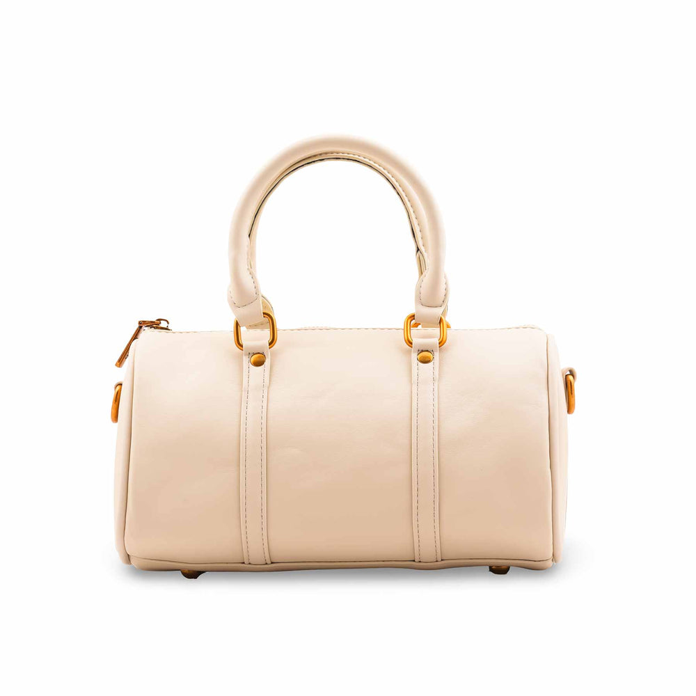 Cream Formal Hand Bag For Women P36478