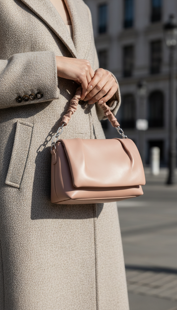 Pink Formal Shoulder Bag For Ladies P36479