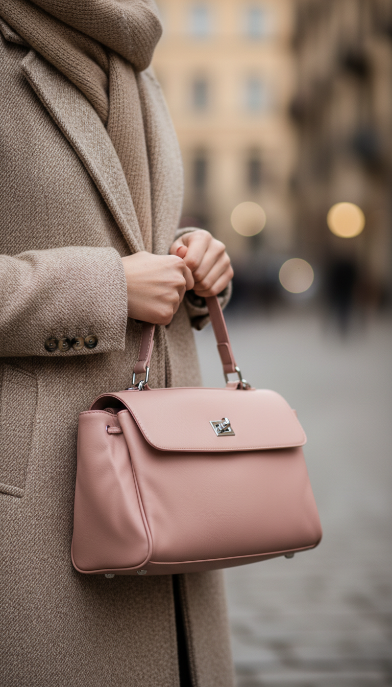 Pink Formal Hand Bag For Women P36480