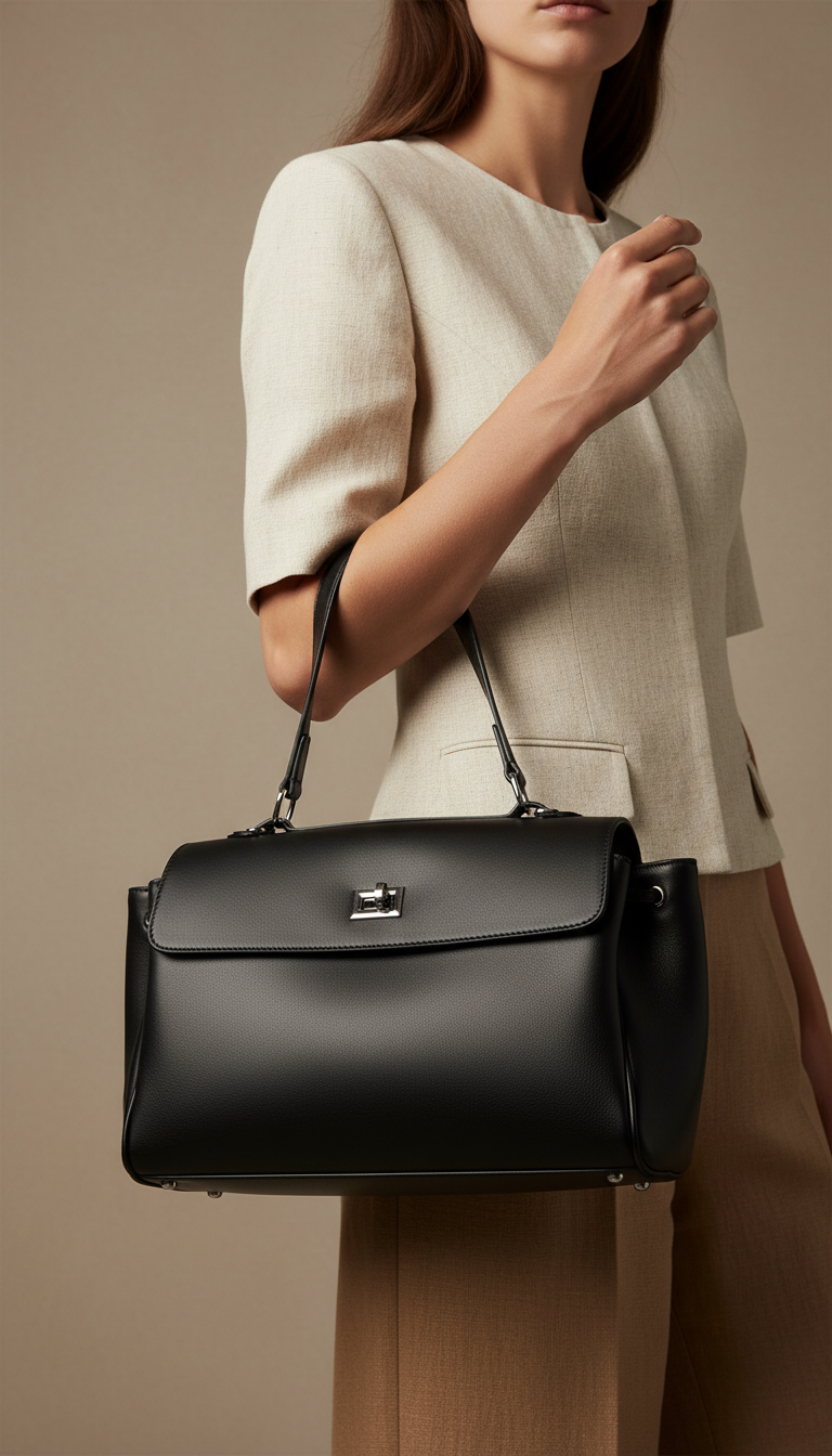 Black Formal Hand Bag For Women P36480