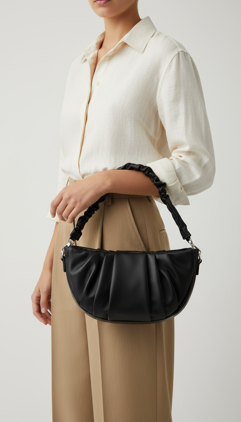 Black Formal Shoulder Bag For Ladies P36481