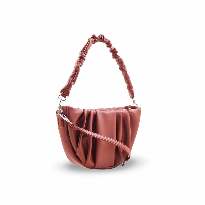 Maroon Formal Shoulder Bag For Ladies P36481
