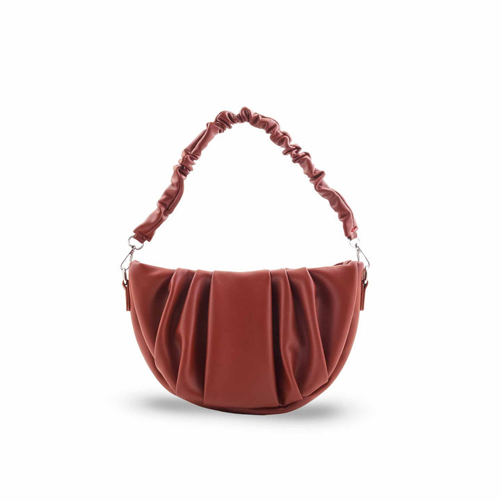 Maroon Formal Shoulder Bag For Ladies P36481