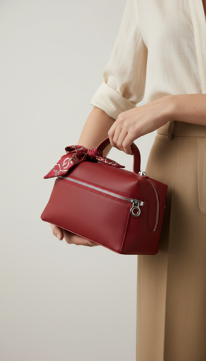 Maroon Formal Shoulder Bag For Women P36483